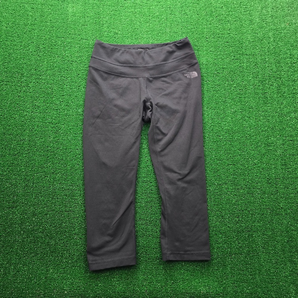 The North Face FlashDry Capri Crop Running Tights Womens Small Black Gym Workout